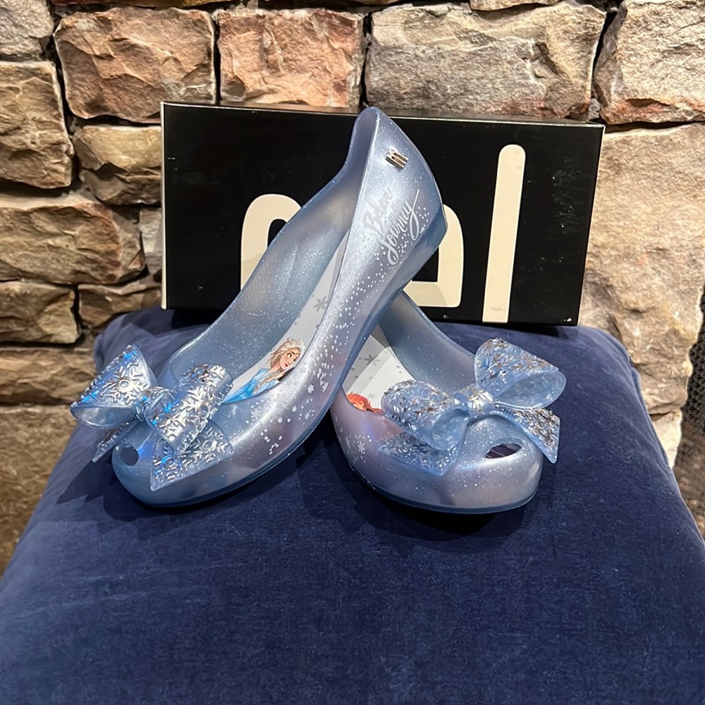 NIB - Mini Melissa Frozen Flats - Size 2